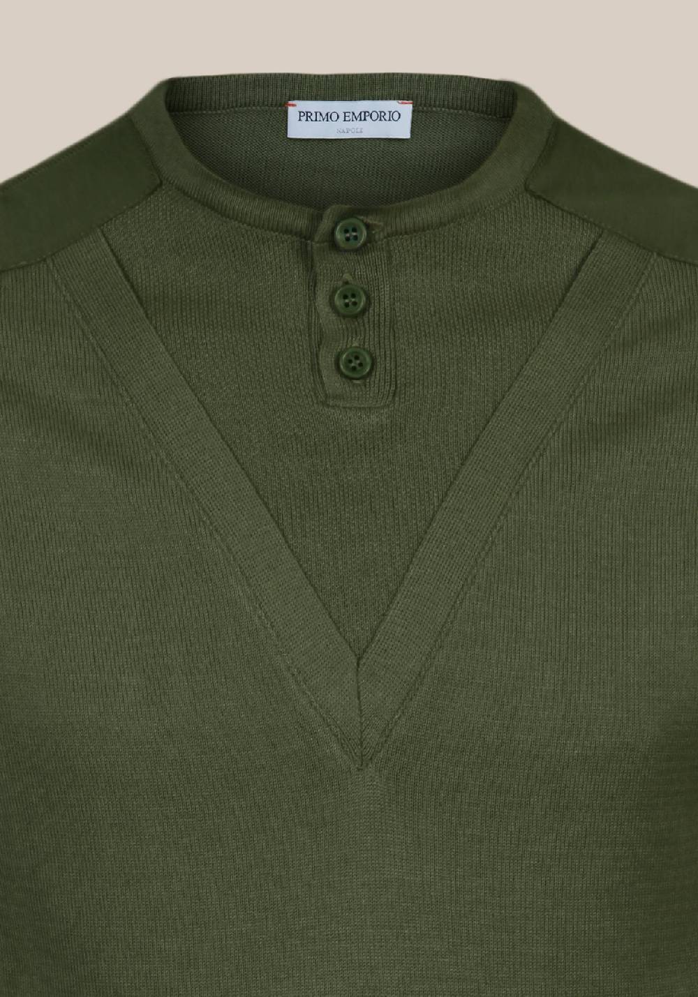 Primo Emporio Maglia In Cotone Con Bottoni