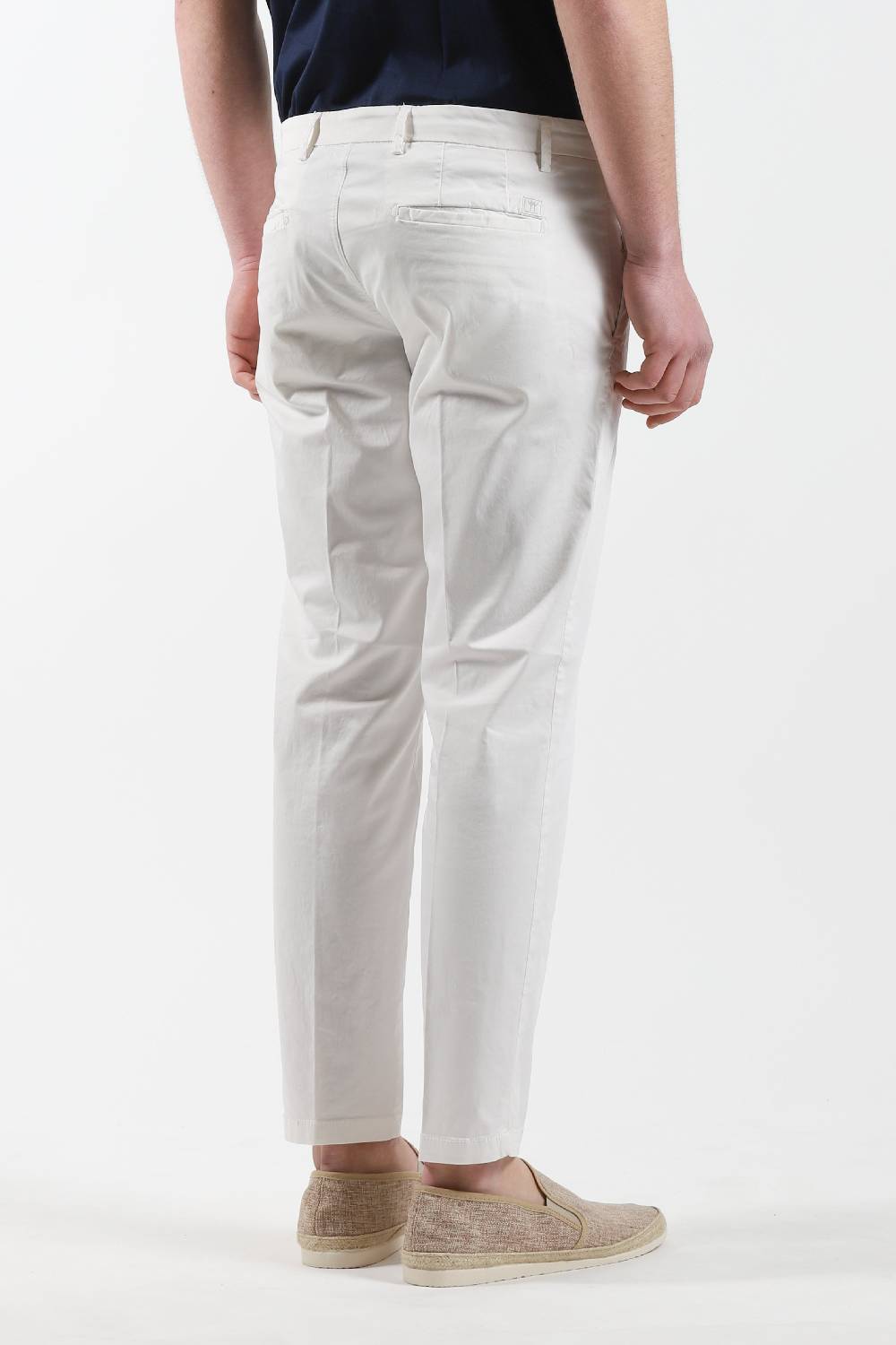 Primo Emporio Pantalone Chinos Tasca America - Panna