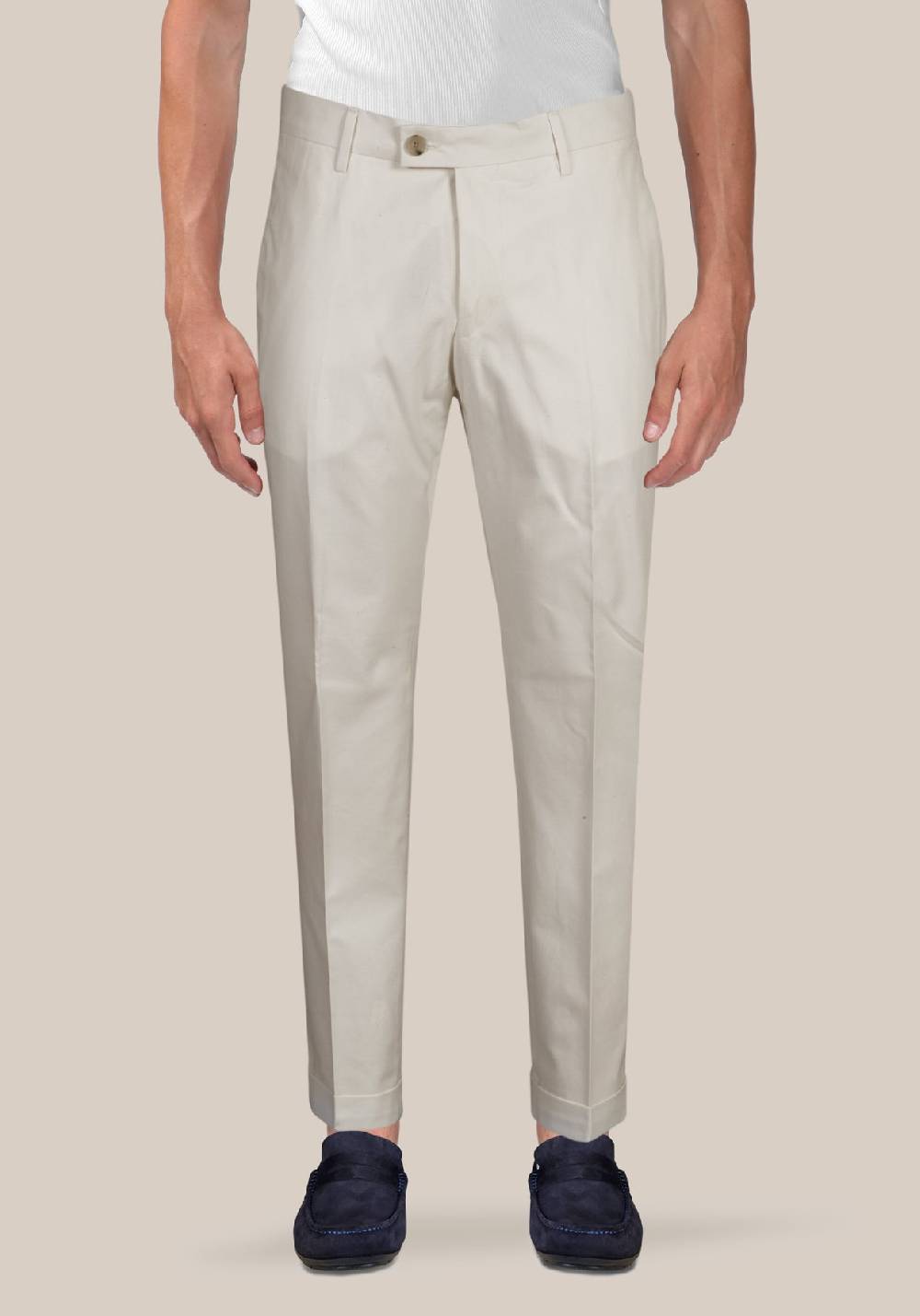 Primo Emporio Pantalone In Cotone Panna