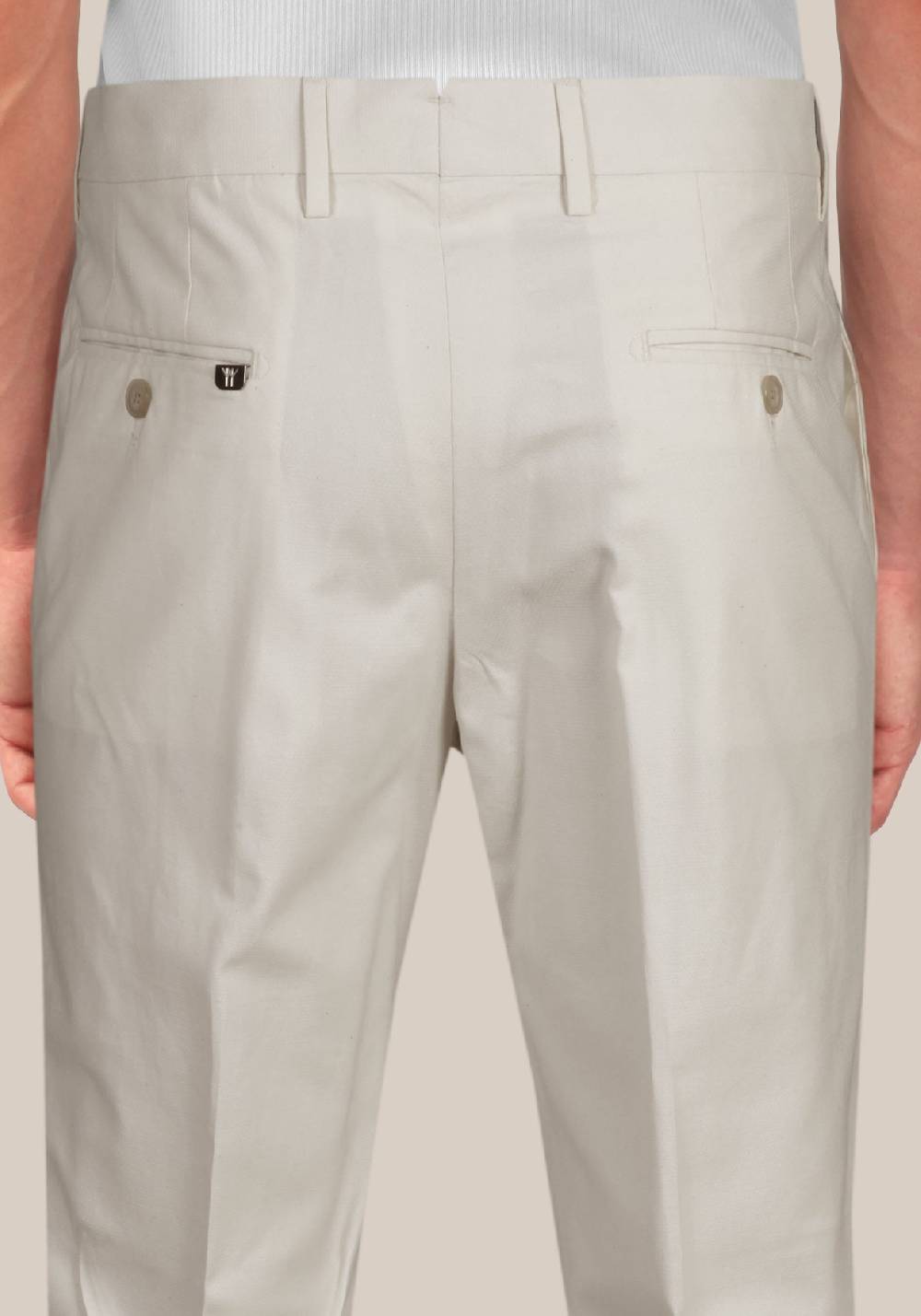 Primo Emporio Pantalone In Cotone Panna