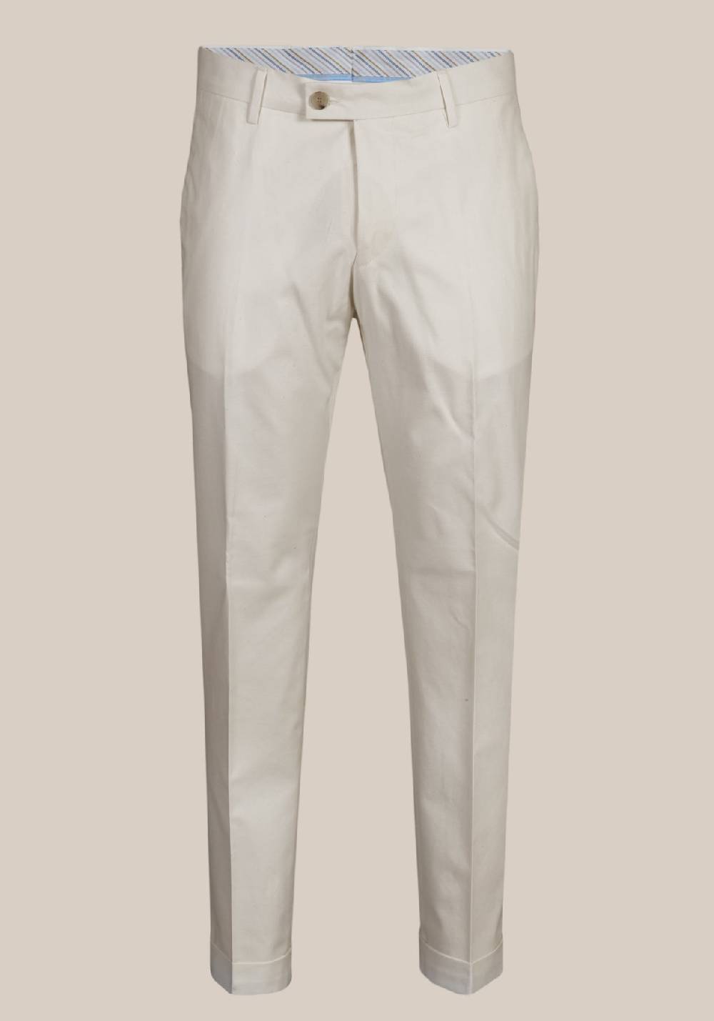 Primo Emporio Pantalone in Cotone Panna