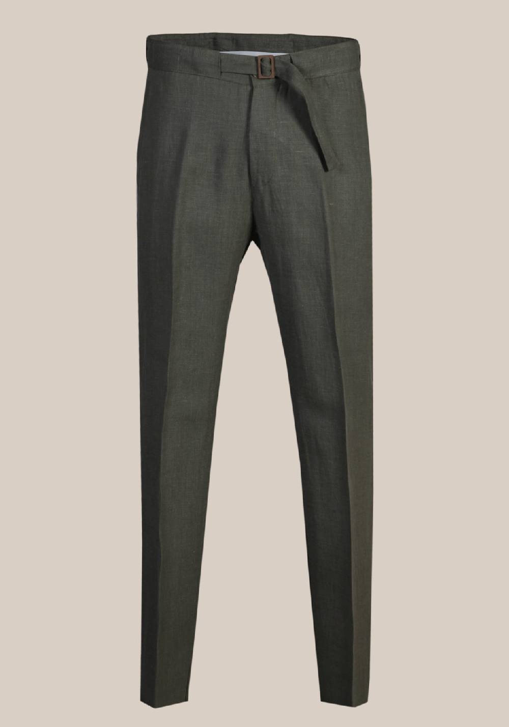 Primo Emporio Pantalone in lino con fibia