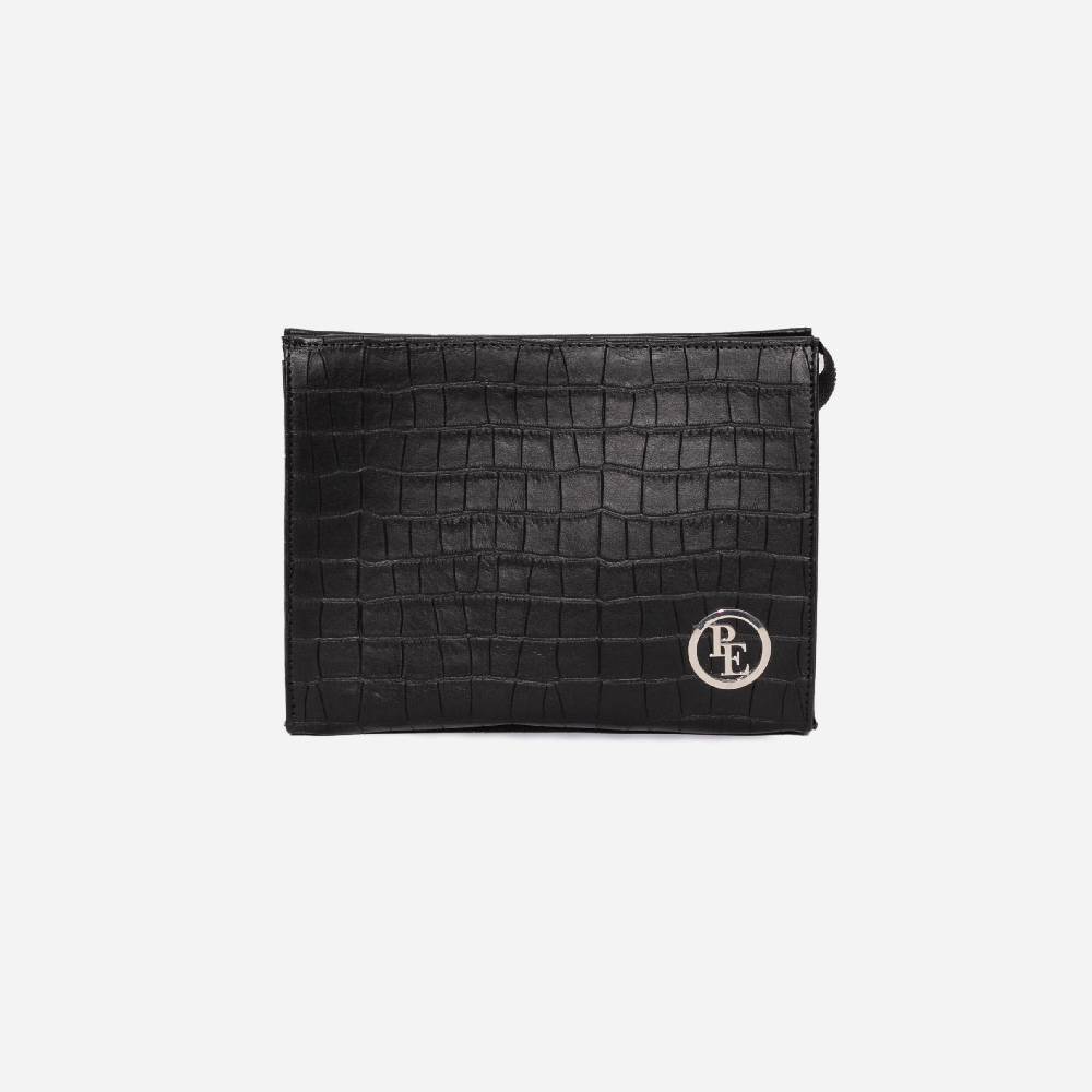 Primo Emporio Pochette Rigida In Pelle Coccodrillo