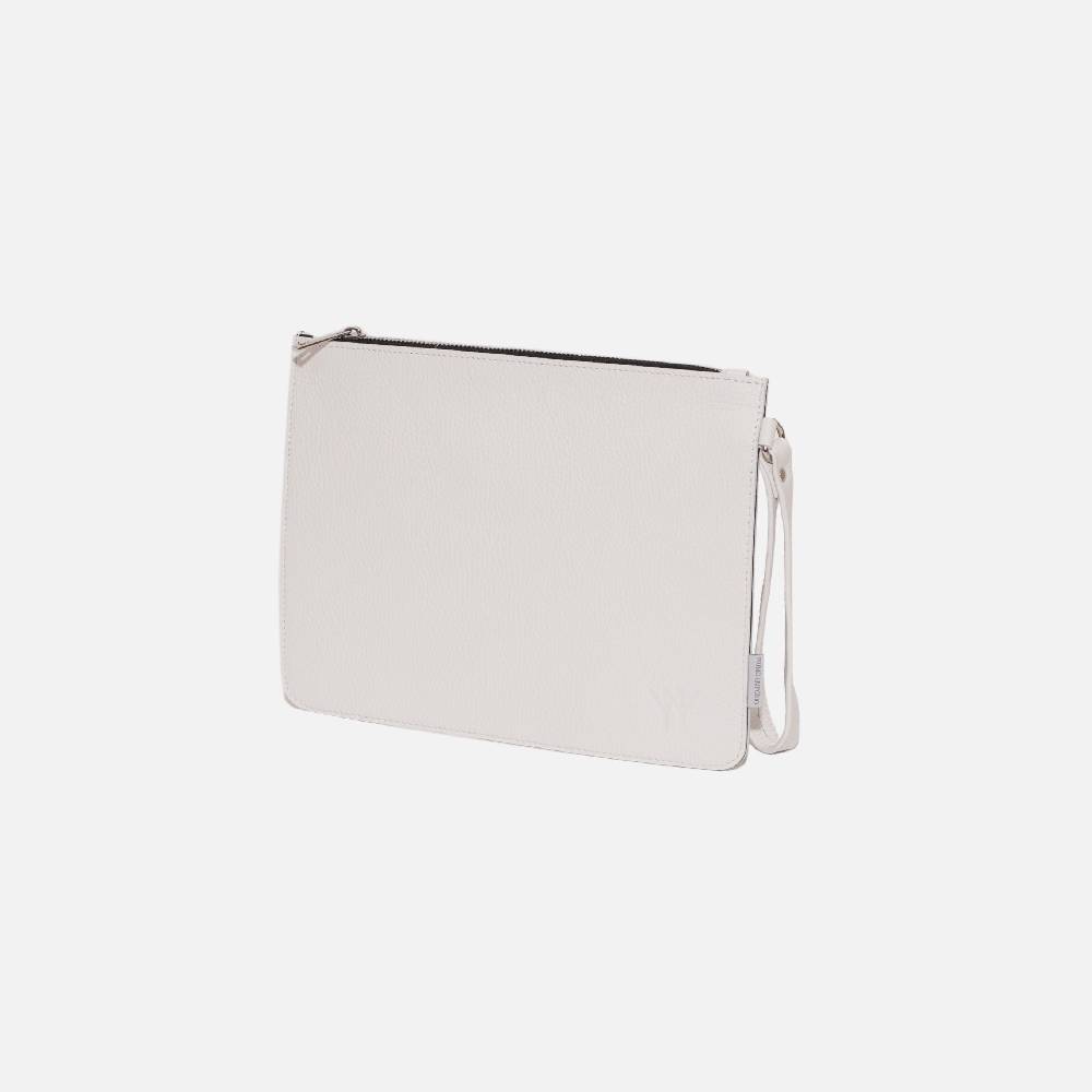 Primo Emporio Pochette Rigida in Pelle Logo Inciso