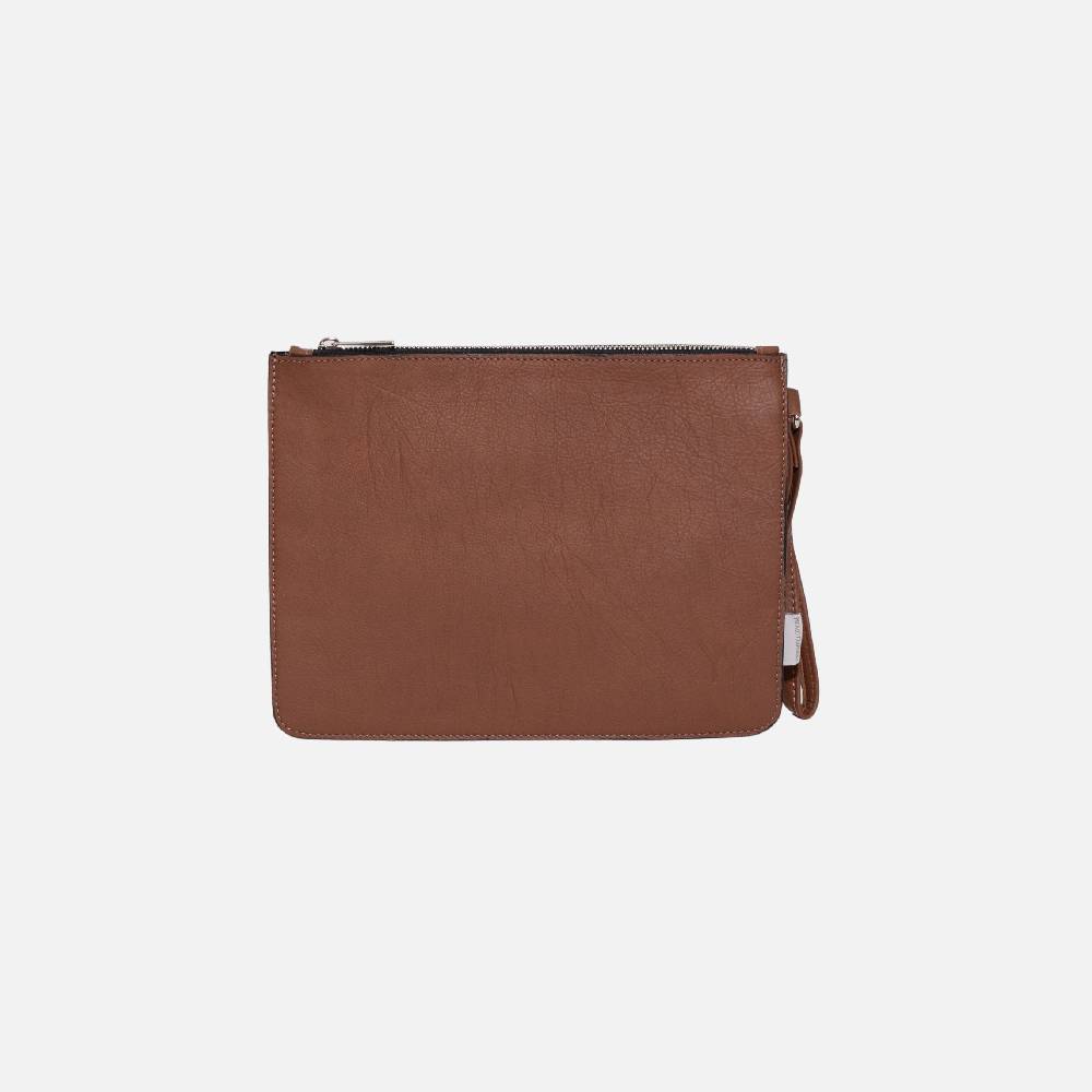 Primo Emporio Pochette Rigida In Pelle Logo Inciso