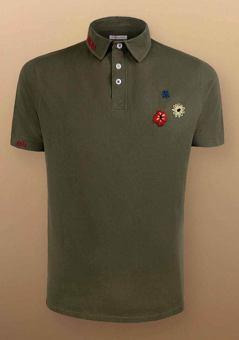 Primo Emporio Polo Con Ricami Tessuto Piquet