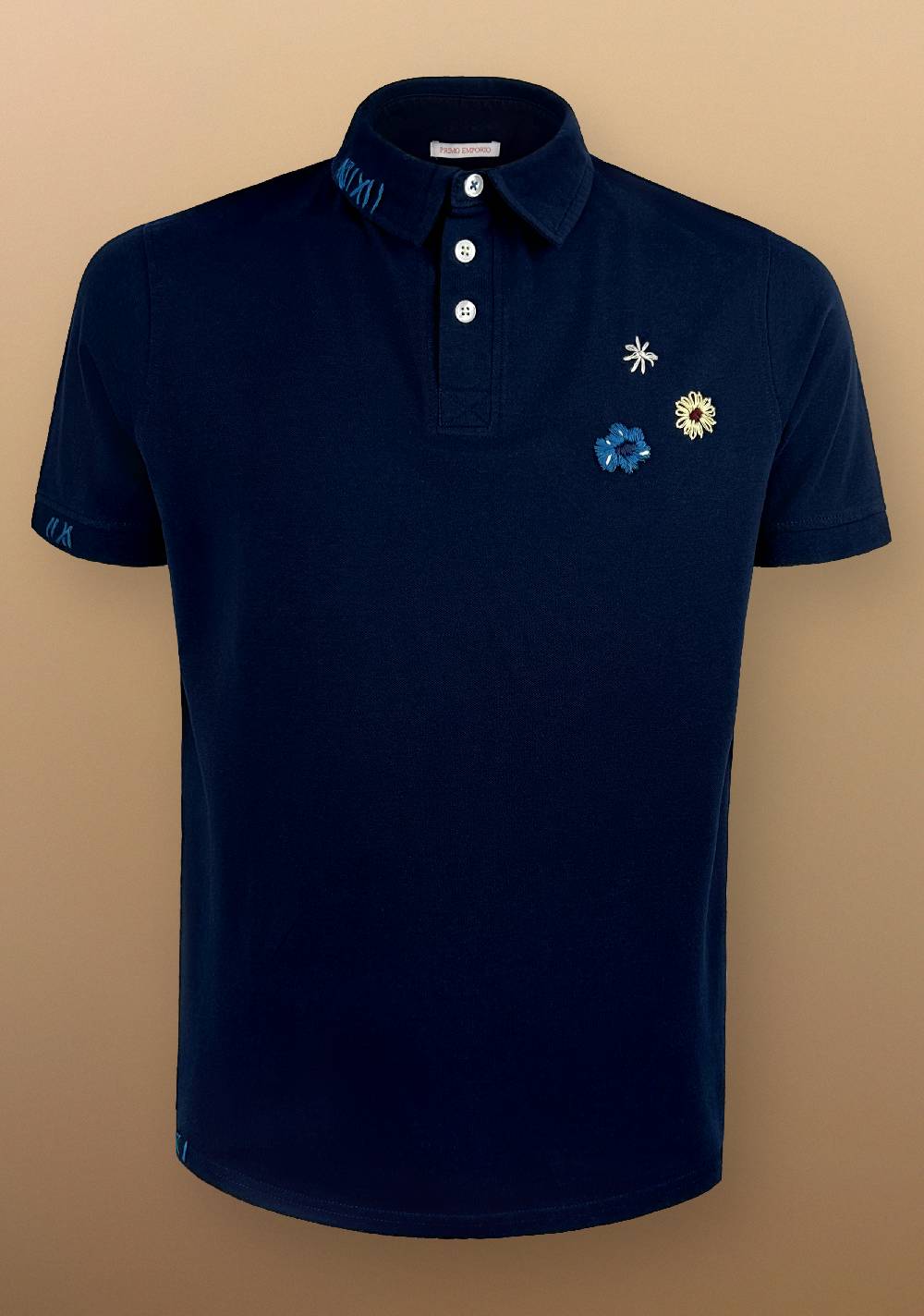 Primo Emporio Polo Con Ricami Tessuto Piquet