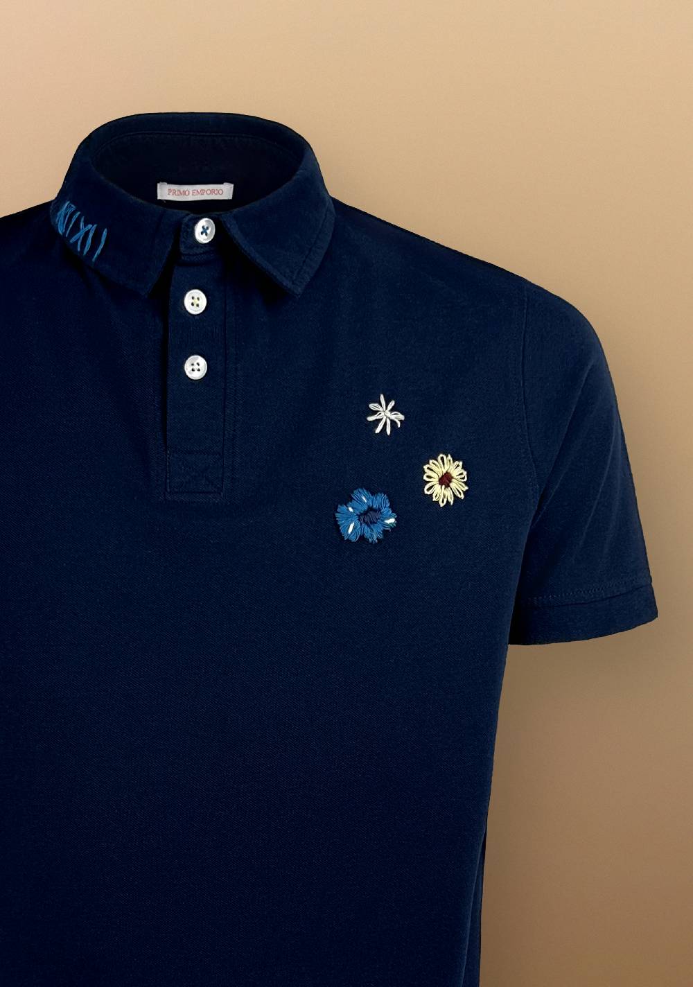 Primo Emporio Polo con Ricami tessuto Piquet
