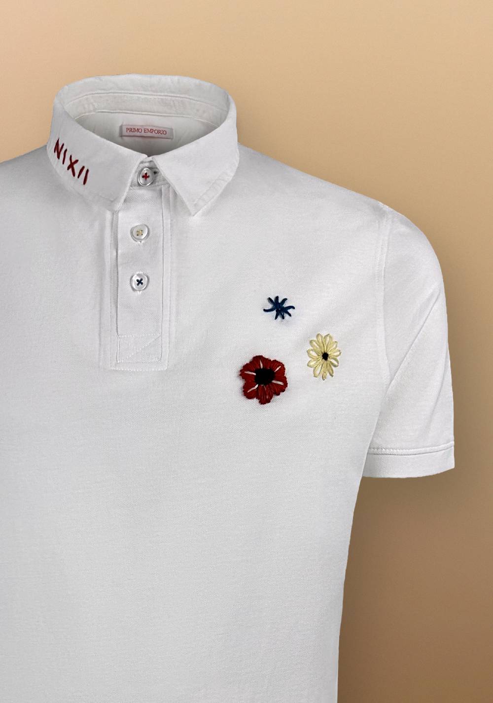 Primo Emporio Polo Con Ricami Tessuto Piquet