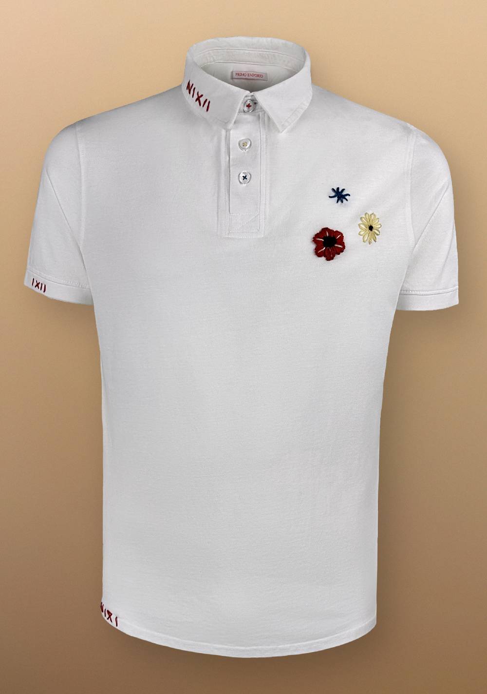Primo Emporio Polo con Ricami tessuto Piquet