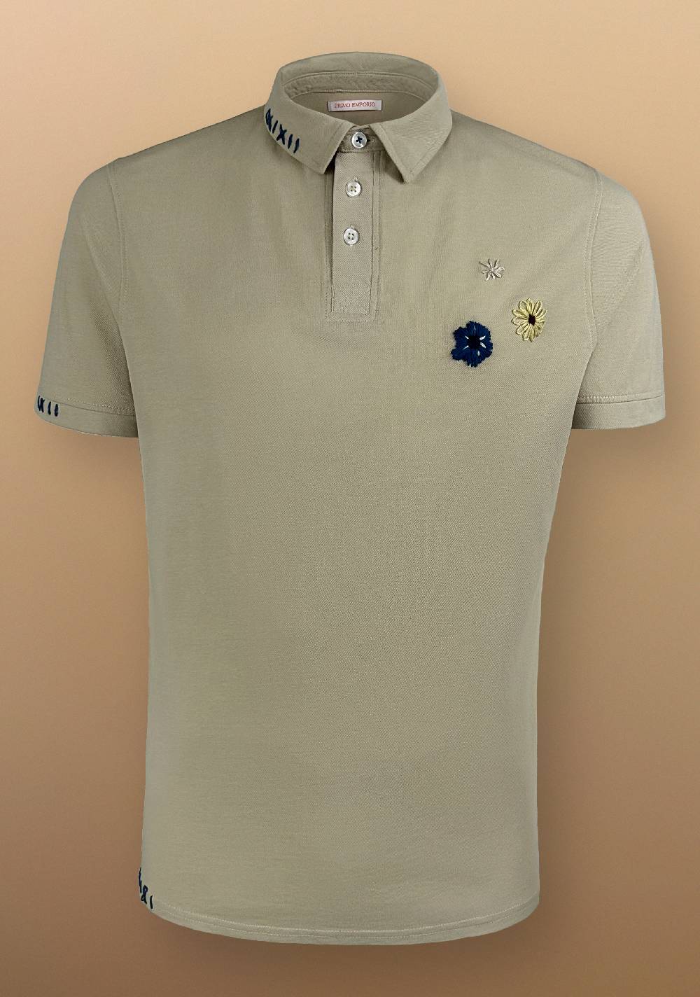 Primo Emporio Polo con Ricami tessuto Piquet