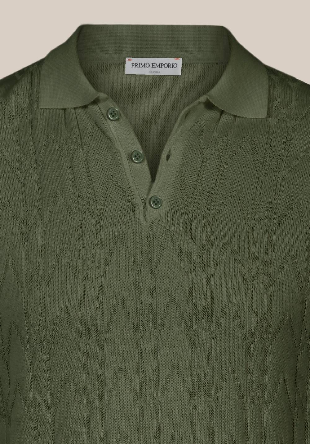 Primo Emporio Polo In Cotone Grammatura Logo