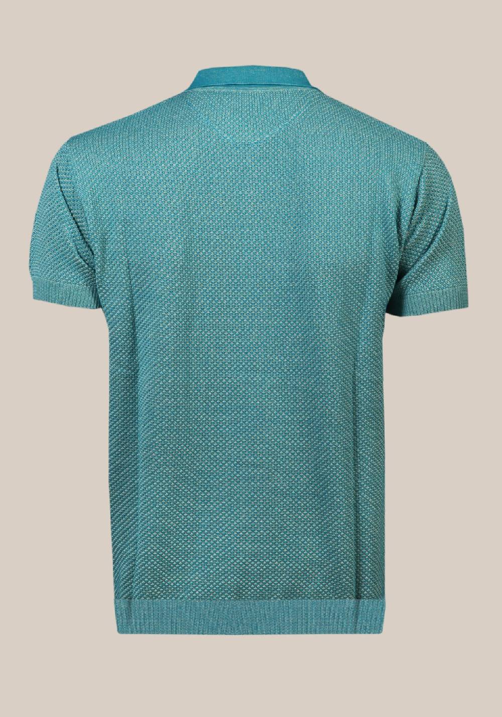 Primo Emporio Polo Punto Riso Con Filo A Contrasto