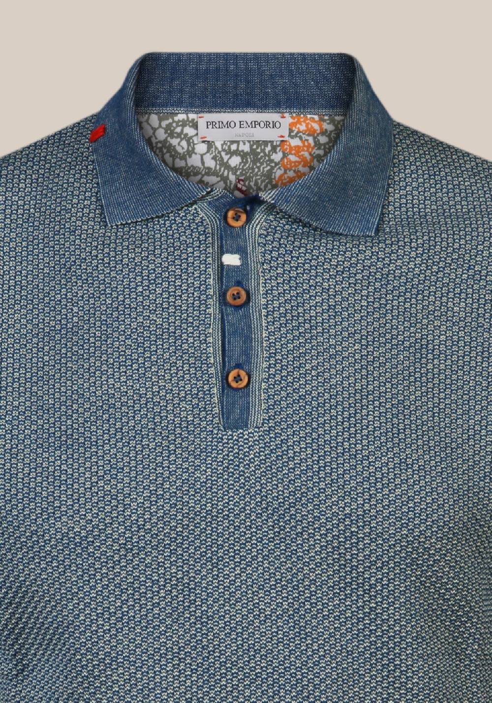 Primo Emporio Polo punto riso con filo a contrasto