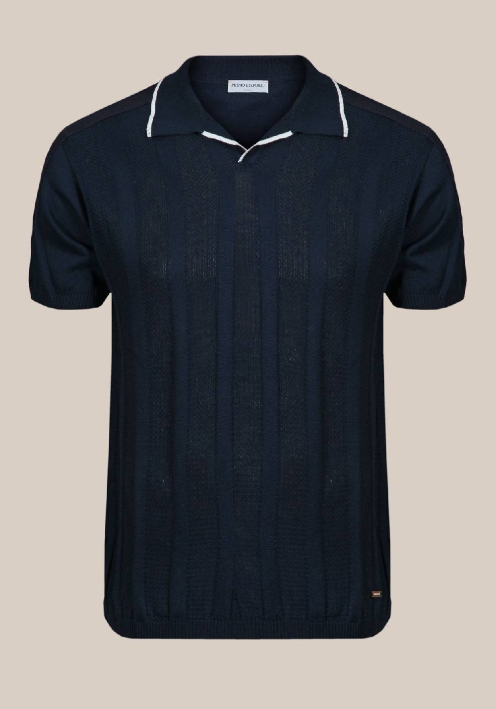 Primo Emporio Polo Senza Bottoni In Cotone