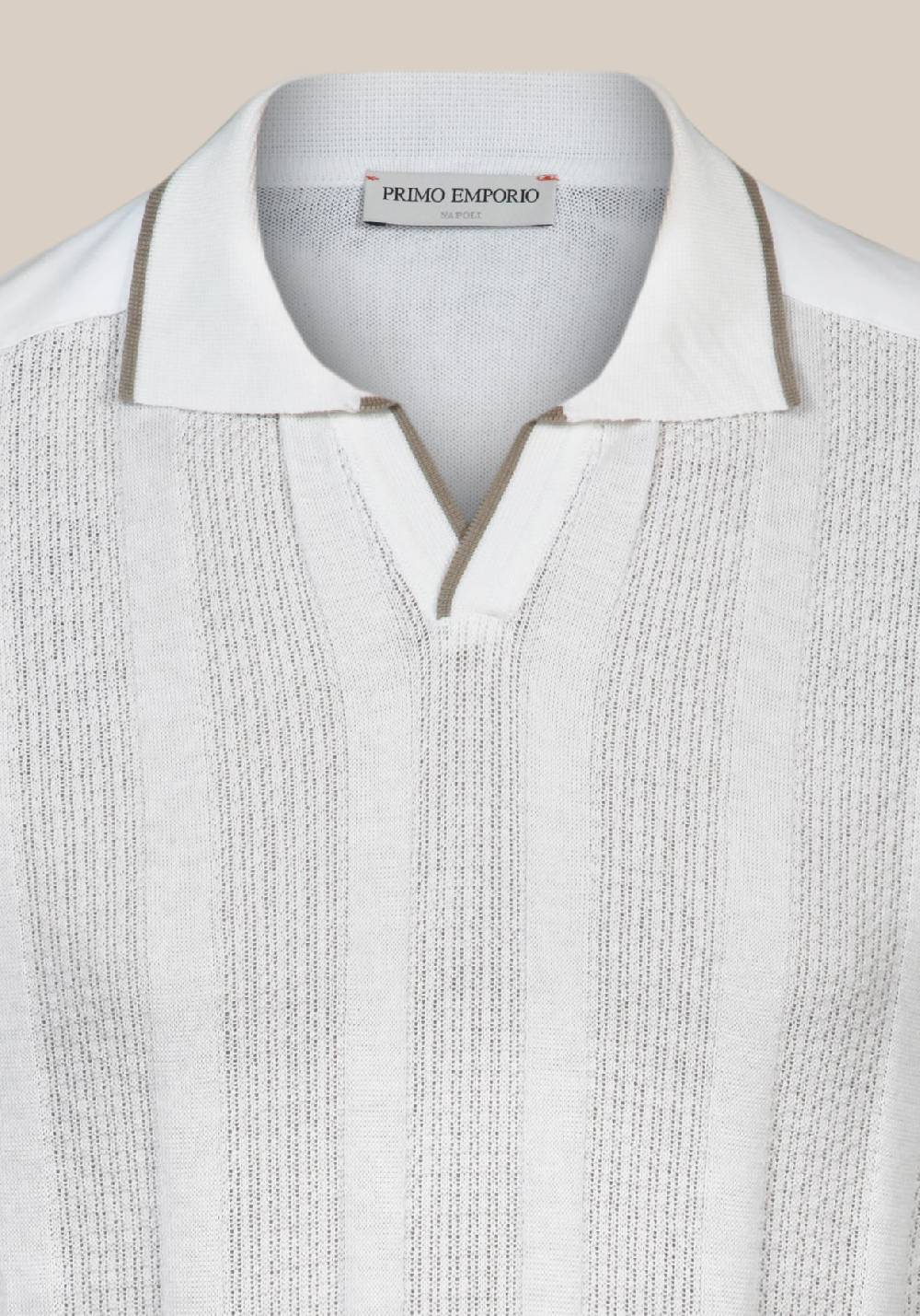 Primo Emporio Polo Senza Bottoni In Cotone