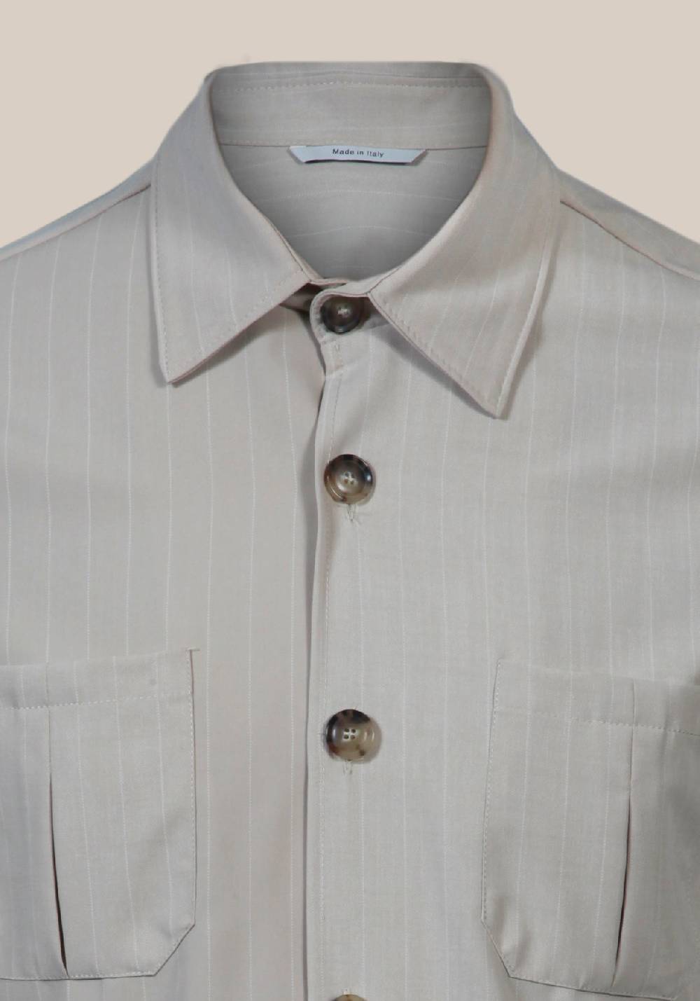 Primo Emporio Sahariana In Cotone Rigato