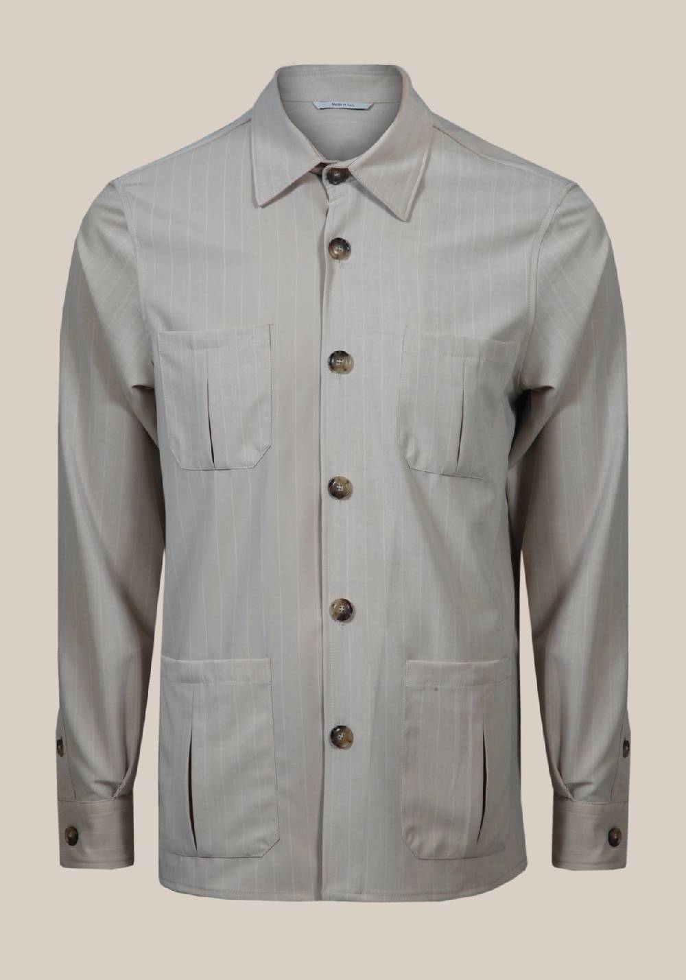 Primo Emporio Sahariana In Cotone Rigato