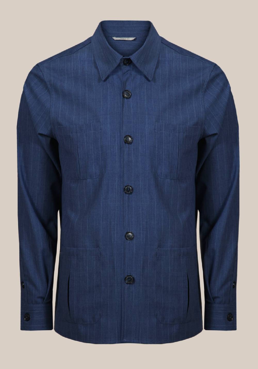 Primo Emporio Sahariana in cotone rigato