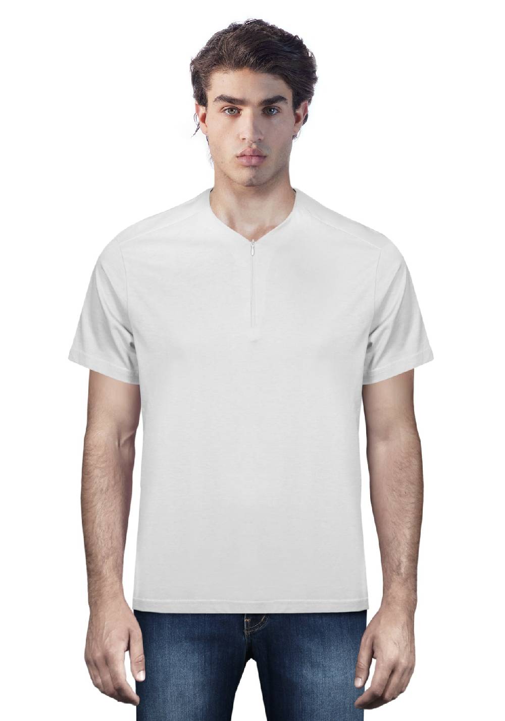 Primo Emporio T-shirt con zip mezza manica