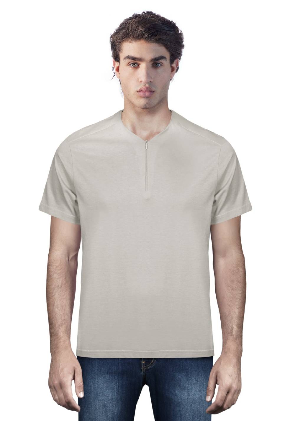 Primo Emporio T-shirt con zip mezza manica