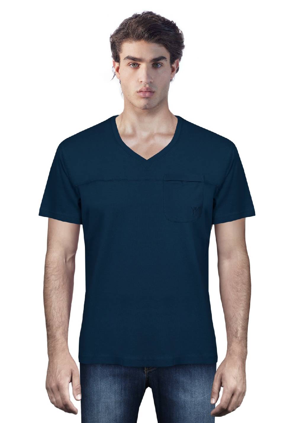 Primo Emporio T-shirt scollo a V con taschino