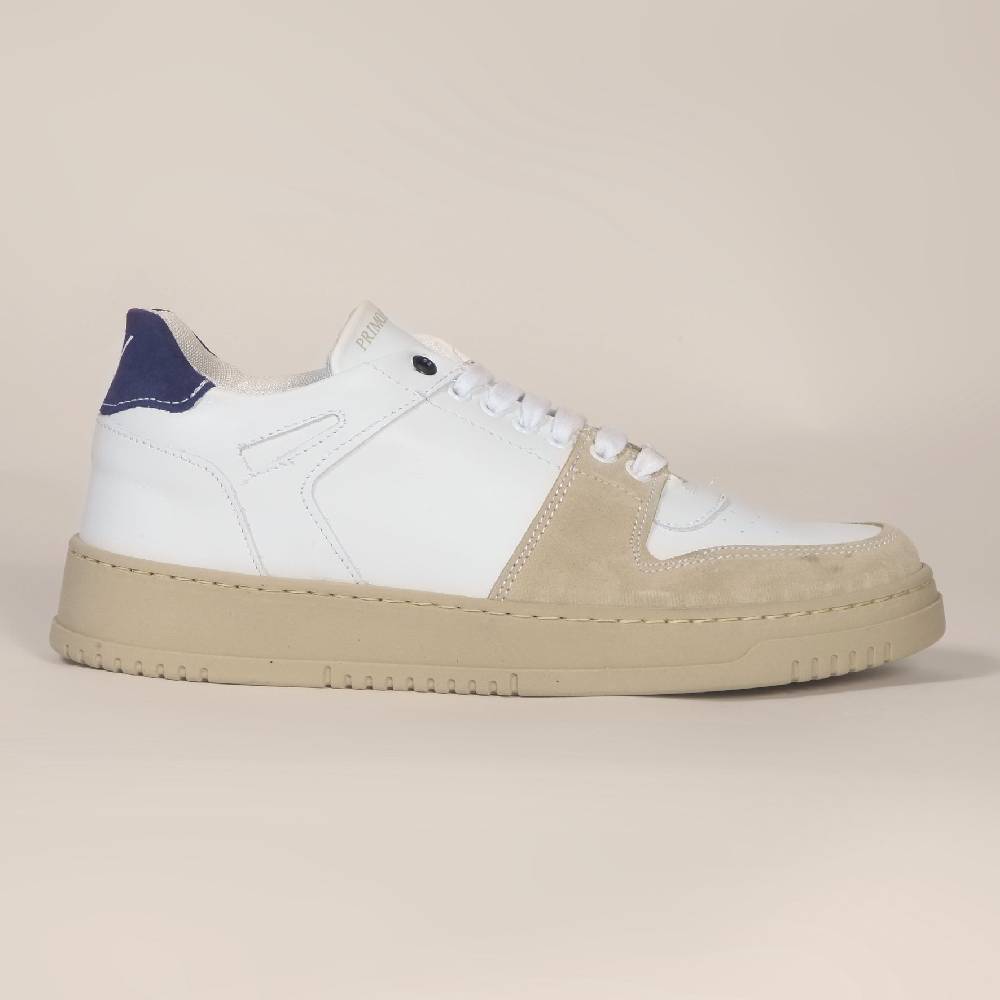 Primo Emporio Sneakers In Pelle Con Banda In Camoscio