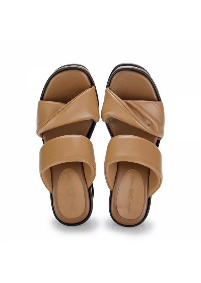 181 | SANDALI ZEPPA TESSA PELLE NAPPA MARRONE