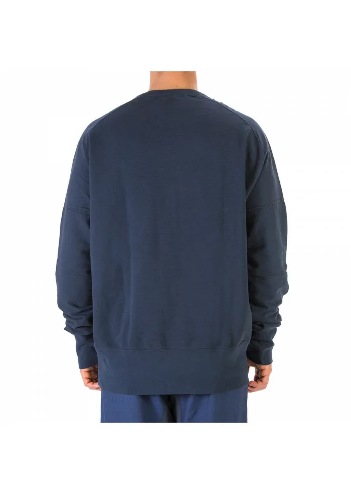 ABBIGLIAMENTO UNISEX FELPA 100% COTONE ORGANICO NAVY BLU WRAD