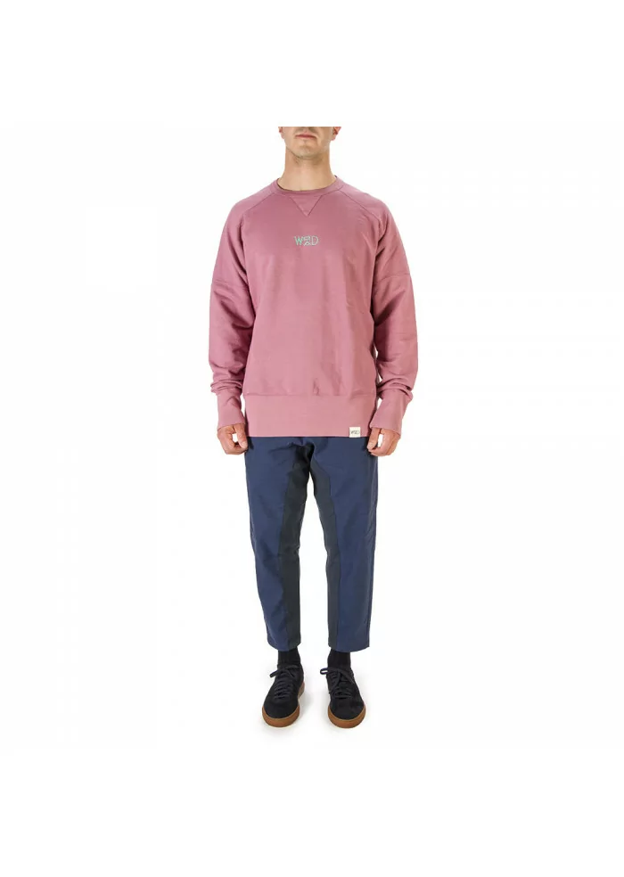 ABBIGLIAMENTO UNISEX FELPA 100% COTONE ORGANICO ROSA ANGURIA WRAD