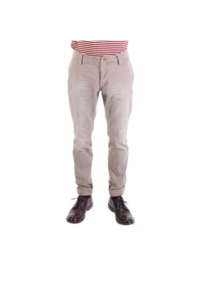 AGLINI | PANTALONI CHINO SLIM BEIGE