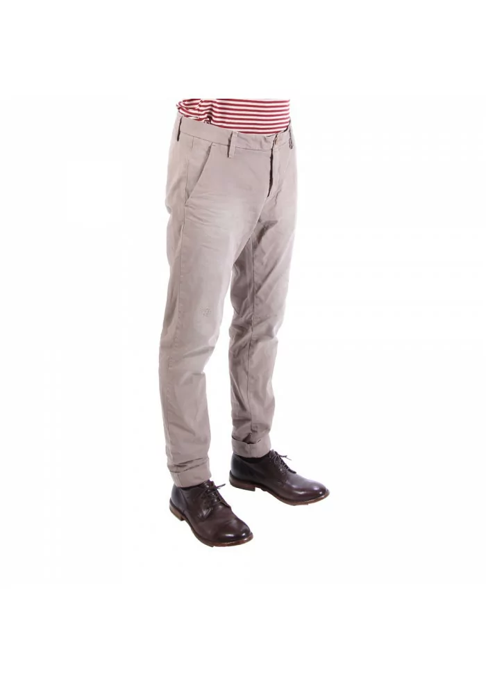 AGLINI | PANTALONI CHINO SLIM BEIGE