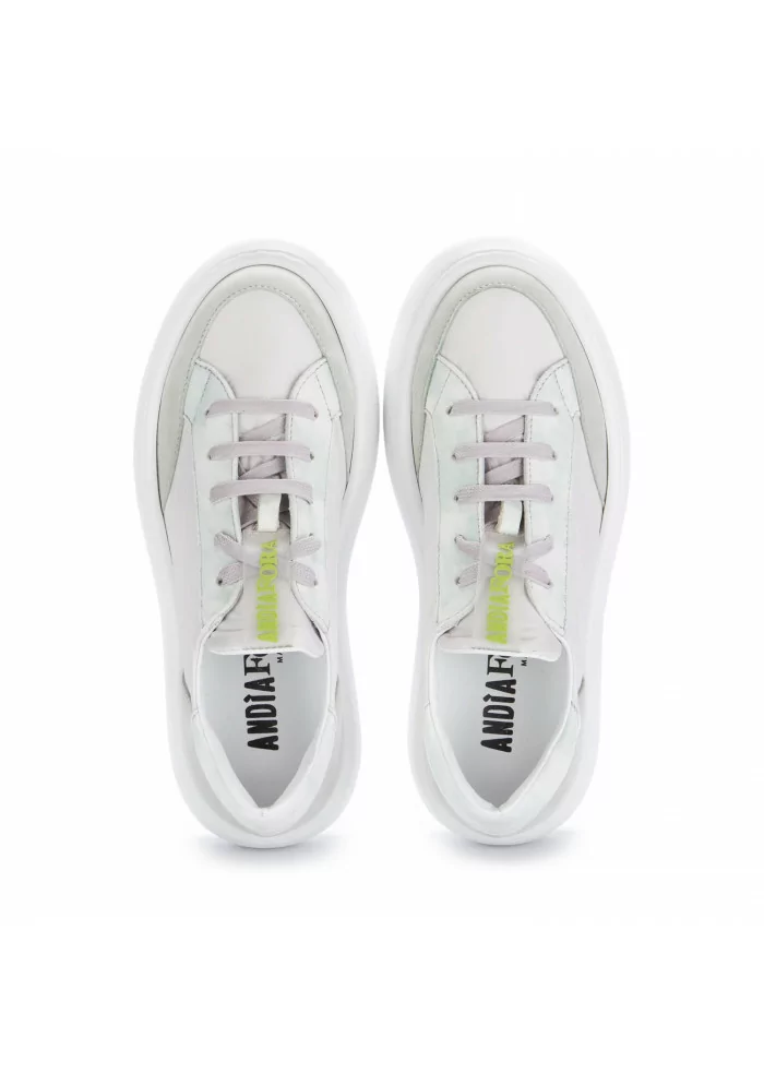 ANDIA FORA | SNEAKERS IZAR BAMBU VELA BIANCO VERDE