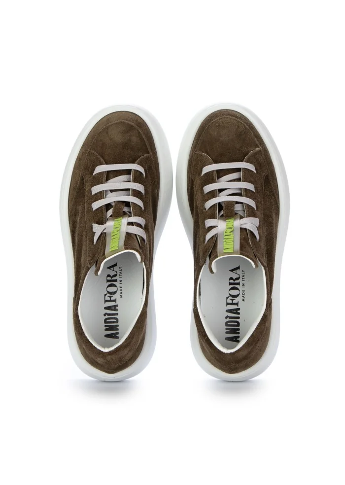 ANDIA FORA | SNEAKERS IZAR CAMOSCIO VERDE