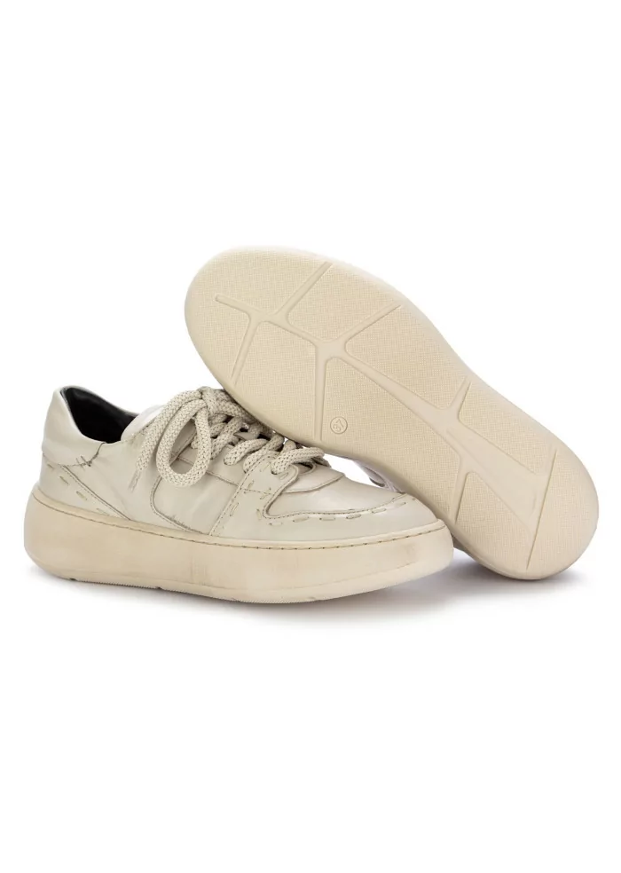 ANDIA FORA | SNEAKERS LEA PELLE GRIGIO CHIARO