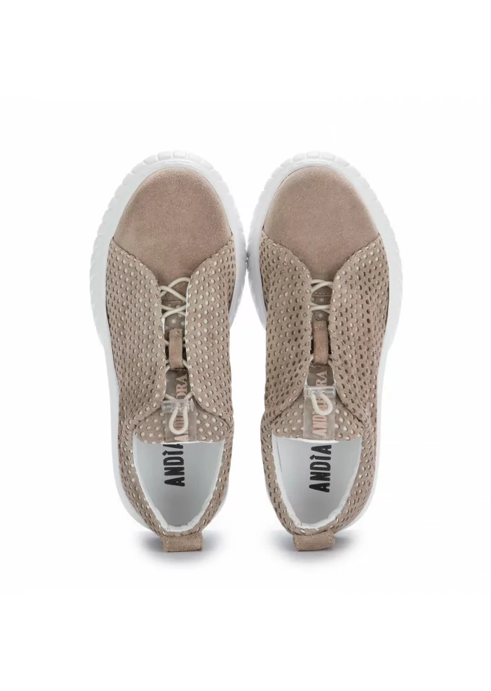 ANDIA FORA | SNEAKERS LIBI ESA CAMOSCIO BEIGE