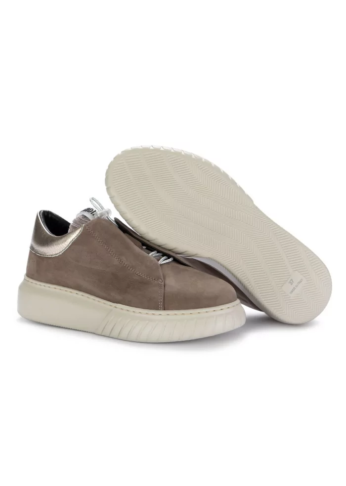 ANDIA FORA | SNEAKERS LIBI PY PELLE NABUK GRIGIO SMOG