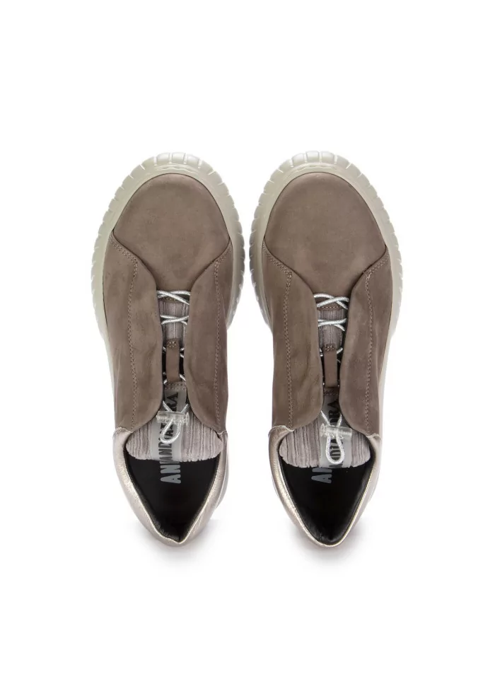 ANDIA FORA | SNEAKERS LIBI PY PELLE NABUK GRIGIO SMOG