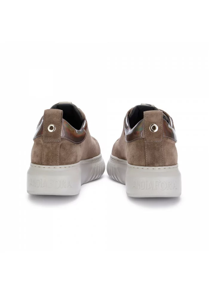 ANDIA FORA | SNEAKERS PLATFORM SCAMOSCIATA ZOE C MARRONE