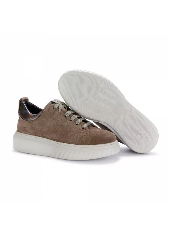 ANDIA FORA | SNEAKERS PLATFORM SCAMOSCIATA ZOE C MARRONE