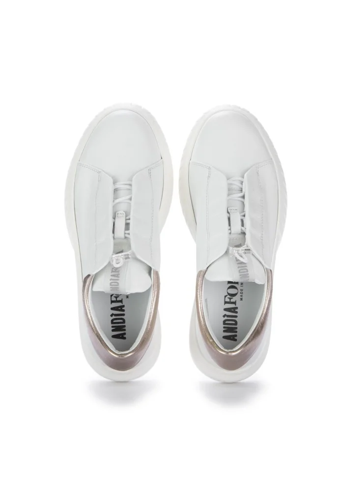 ANDIA FORA | SNEAKERS SLIP-ON LIBI CUT DREAMER BIANCO