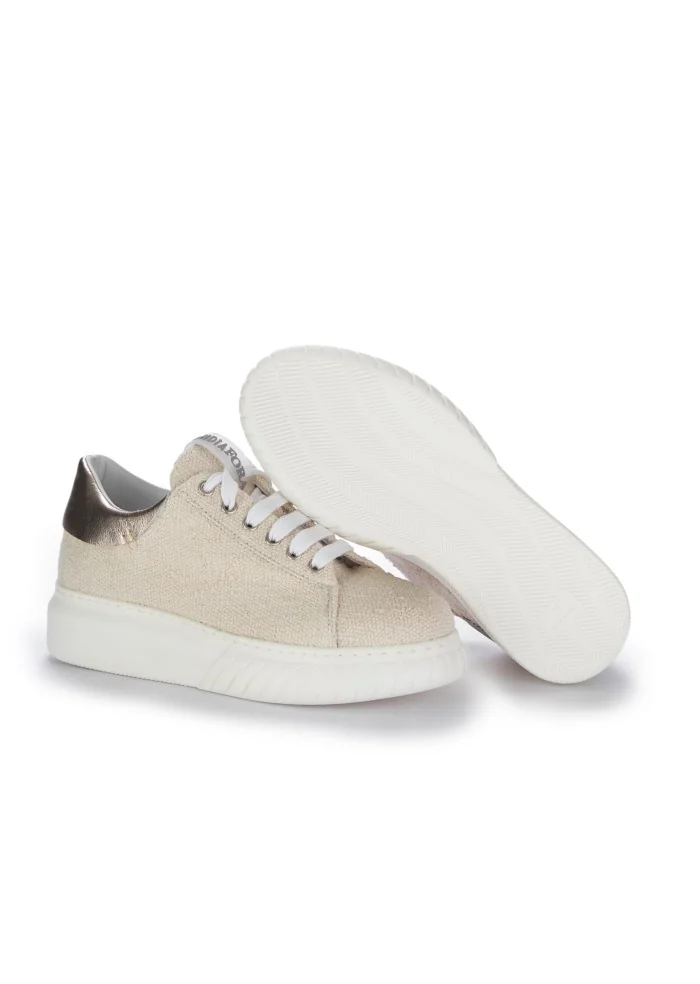 ANDIA FORA | SNEAKERS ZOE CUT DUDLEY CREMA