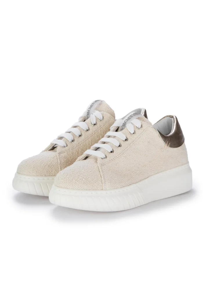 ANDIA FORA | SNEAKERS ZOE CUT DUDLEY CREMA