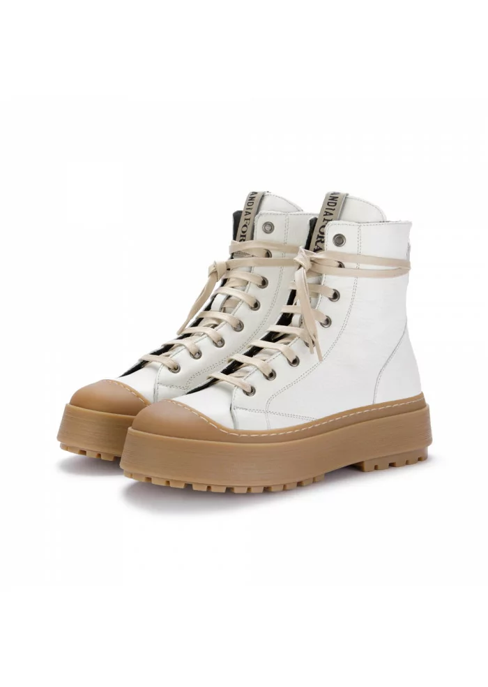 ANDIA FORA | STIVALETTO STRINGATO WEST DENVER BIANCO