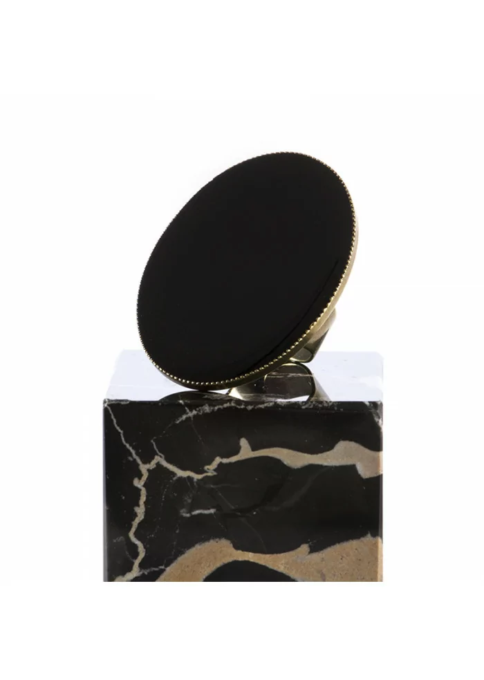 ANELLO DONNA UNIQUE | AN004 NERO