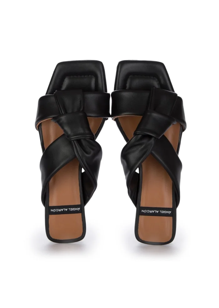 ÀNGEL ALARCÒN | SANDALI AMOS NERO