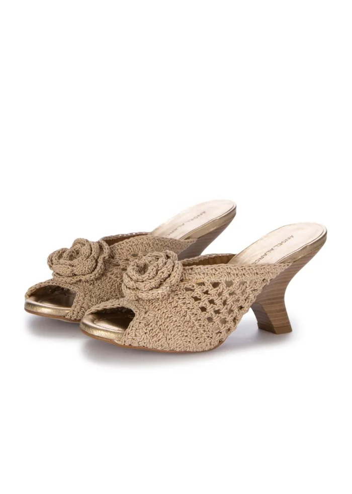 ÀNGEL ALARCÒN | SANDALI CON TACCO KARANE BEIGE