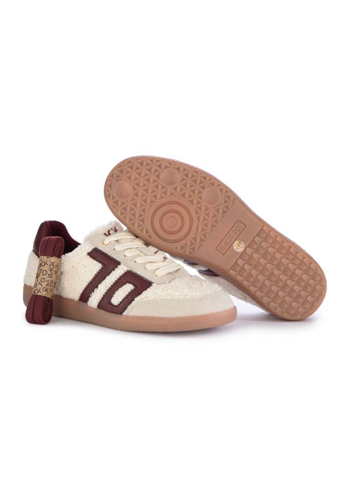 BACK 70 | SNEAKERS TEDDY BIANCO BORDEAUX