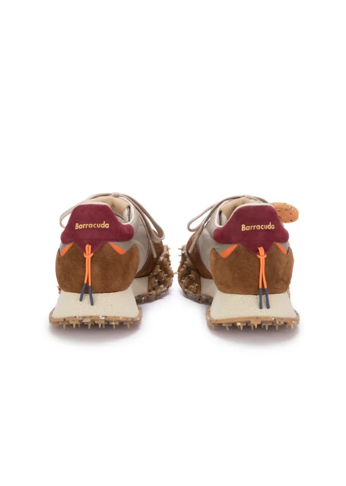 BARRACUDA | SNEAKERS CAMOSCIO NYLON MARRONE TORTORA