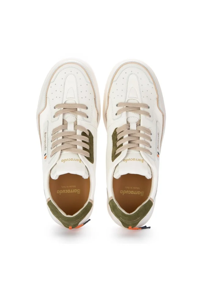 BARRACUDA | SNEAKERS EARVING BIANCO BEIGE VERDE